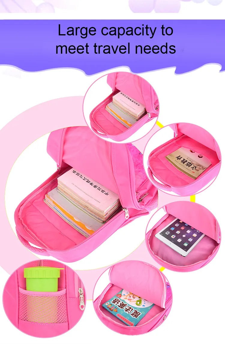 MOCHILA PRINCESA TAMAÑO A4
