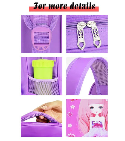 MOCHILA PRINCESA TAMAÑO A4