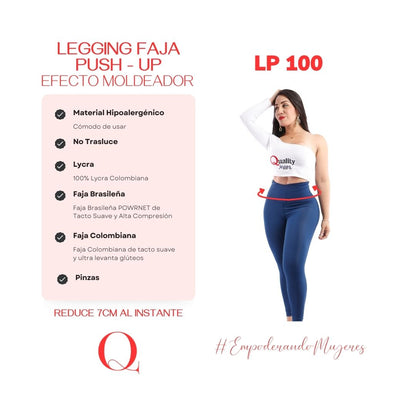 LEGGINS FAJA PUSH UP LP100